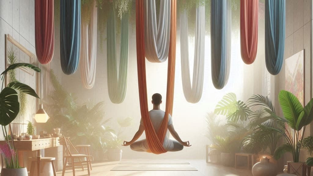 learn aerial yoga at home step by step beginners guide