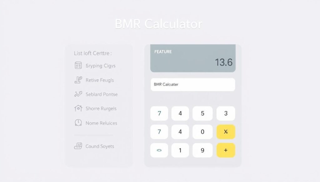 Key features of the BMR Calculator highlighted Key features of the BMR Calculator highlighted