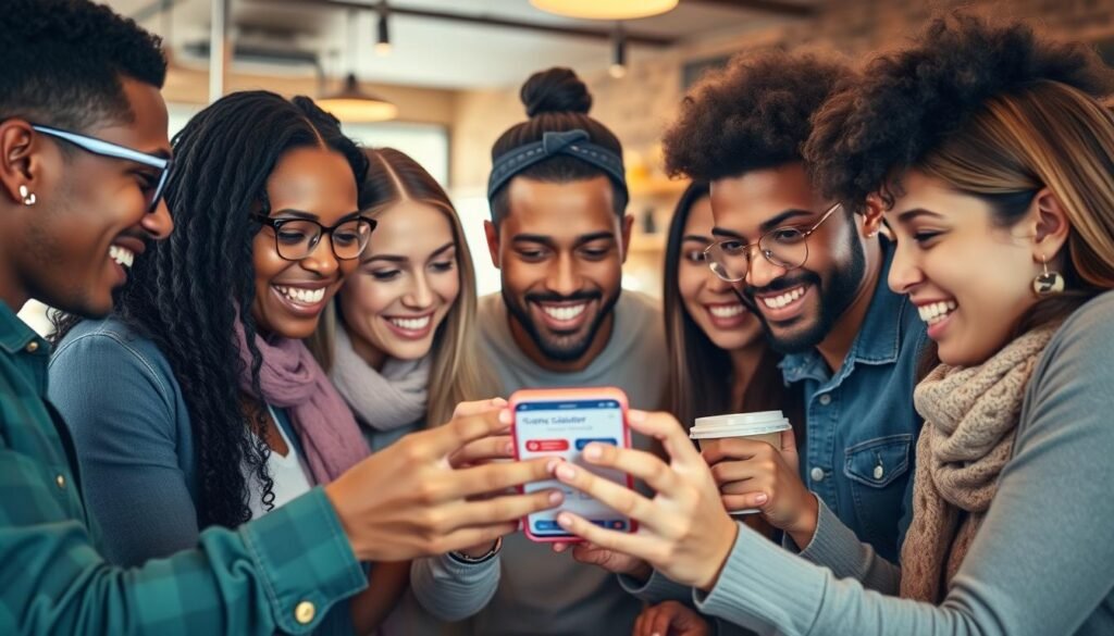 People sharing the Calorie Calculator with friends on social media